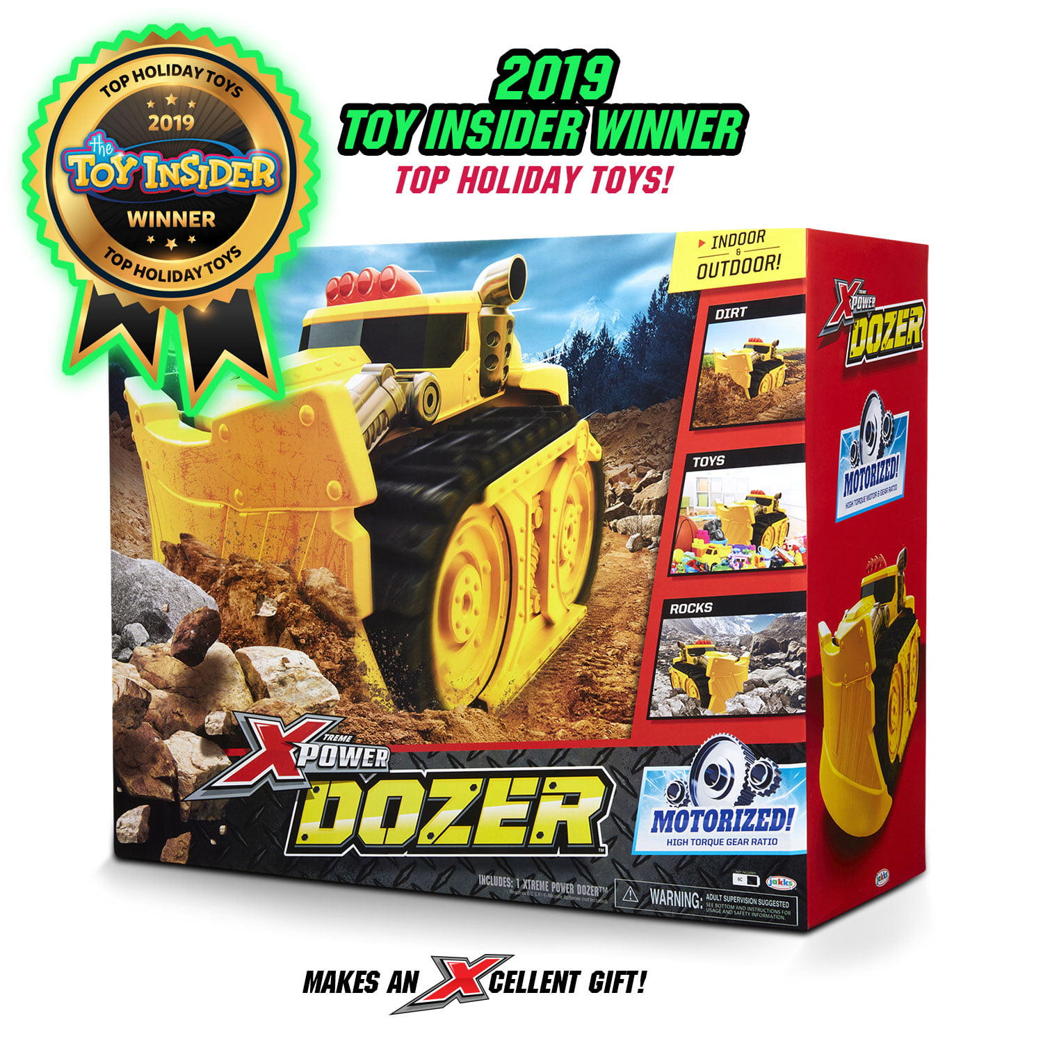 Xtreme Power Dozer Motorized Extreme Bull Dozer Toy Truck New! Bulldozer Toy 