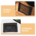 thumbnail image 4 of Miangastore 2pcs Universal Elastic Small Trunk Organizer For Car Double Layer Mesh Cargo Net With Tape For Car Camping Accessories And Road Trip Essentials, 4 of 8