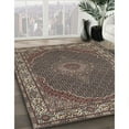 thumbnail image 3 of Ahgly Company Machine Washable Indoor Square Traditional Bakers Brown Area Rugs, 8' Square, 3 of 7