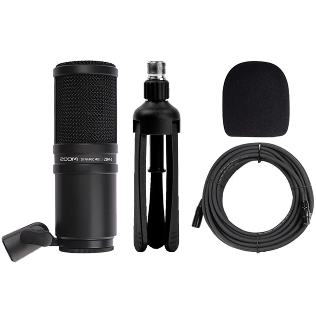 Micrófono Zoom ZDM-1 Dynamic + Soporte para trípode + Cable