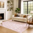 thumbnail image 7 of Addison Rugs Mayfield Premium Machine Washable Transitional Holiday Pink Rectangle Rug, 8' x 10', 7 of 7