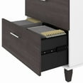 thumbnail image 6 of Bush Furniture Somerset Lateral File Cabinet, 2 Drawer, Storm Gray & White, 6 of 9