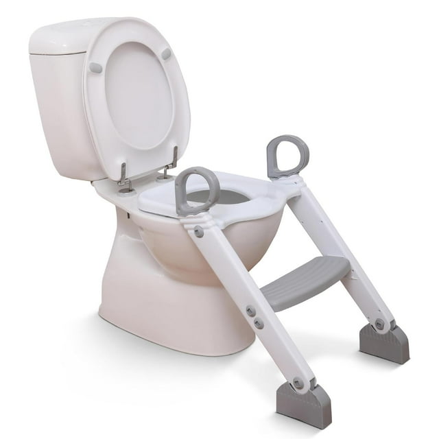 Asiento Entrenador para Inodoro Dreambaby blanco con Escalera para Niños