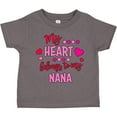 thumbnail image 3 of Inktastic My Heart Belongs to My Nana Boys or Girls Toddler T-Shirt, 3 of 5