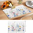 thumbnail image 6 of Eucalyptus Flower Placemats Set of 1, Wildflower Floral Botanical Rustic Non-Slip Place Mats Washable Table Mats for Kitchen Dining Table Decorations Indoor/Outdoor, 6 of 9