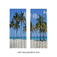 thumbnail image 3 of EGNMCR Trendy Printed Patterns With A Strong Decorative Look Light Blocking Curtains For Dorm Rooms Polyester Curtains, 3 of 6