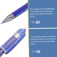thumbnail image 3 of Paquete de 6 bolígrafos borrables, bolígrafos azules borrables, bolígrafos rollerball de 0,5 mm, bolígrafos de gel borrables, bolígrafos borrables para material escolar, material de oficina y, 3 of 5