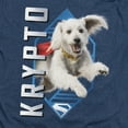 thumbnail image 2 of Superman 2025 Krypto Diamond Unisex Adult Heather T Shirt, 2 of 4