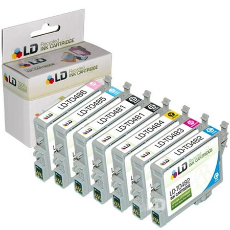 - Epson Remanufactured T048 Set of 7 Ink Carts.: 2 Black & 1 Cyan, Magenta, Yellow, Light Cyan, Light Magenta