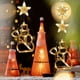 thumbnail image 4 of Decoración navideña con luz LED navideña con ventosa, árbol de Navidad, copo de nieve, muñeco de nieve, funciona con pilas, para interior, dormitorio, escaparate, luces navideñas, luces navideñas blan, 4 of 6