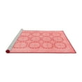 thumbnail image 2 of Ahgly Company Machine Washable Indoor Rectangle Abstract Red Modern Area Rugs, 2' x 4', 2 of 4