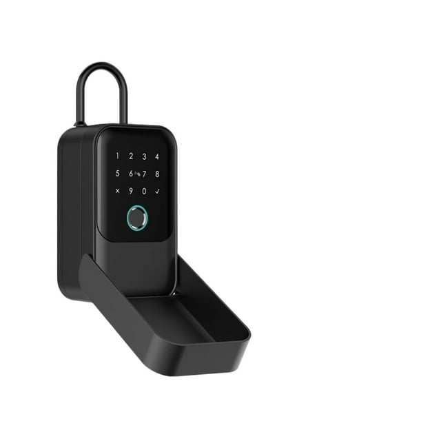 Waterproof Key Safe Fingerprint Bluetooth Key Box Remote Unlock Wall Mount Security Lock Box Safety