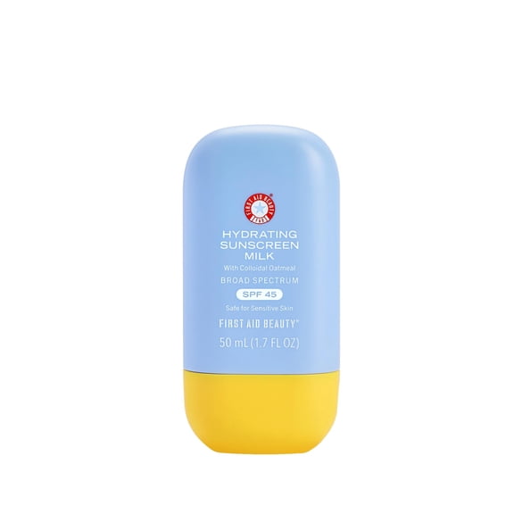Leche de protección solar, primeros auxilios, belleza, hidratante, SPF 45, 50 ml