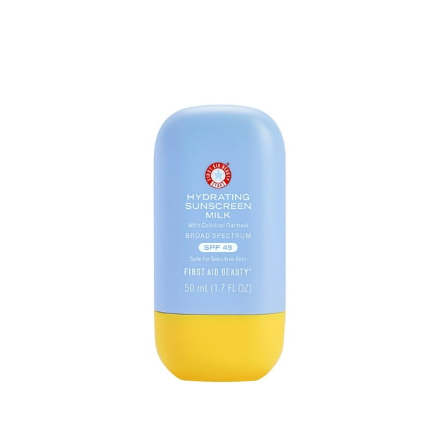 Leche de protección solar, primeros auxilios, belleza, hidratante, SPF 45, 50 ml