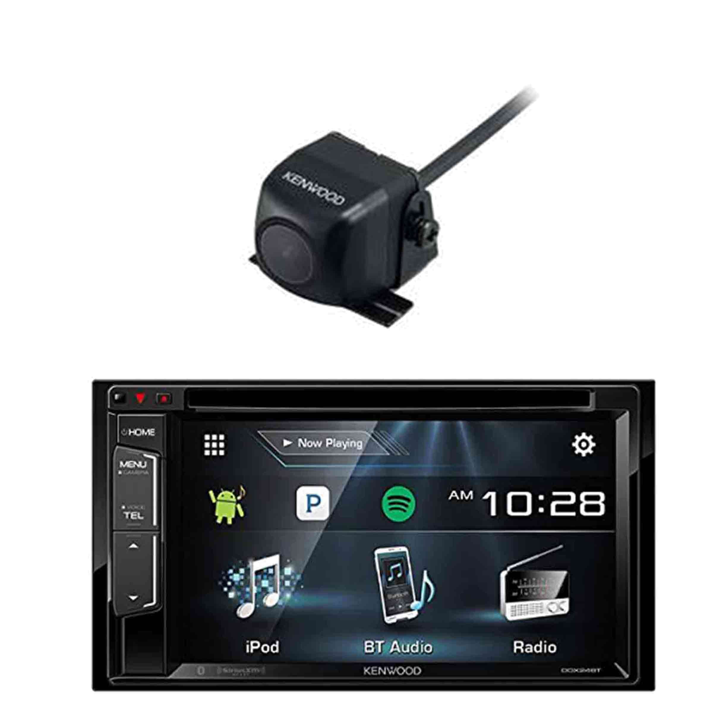 Kenwood DDX25BT Multimedia Bluetooth Receiver with Kenwood CMOS130
