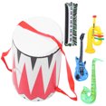 thumbnail image 4 of MasteelfCA 1 Set 5pcs PVC Children Stage Performnace Props Inflatable Guitar Props Guitar Saxophone Party Props (Random Color), 4 of 8