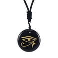 thumbnail image 4 of Collar de ojo de Yuyangstore Colgante redondo exquisito Negro, 4 of 7