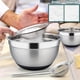 thumbnail image 4 of Coladores de Malla Fina de Acero Inoxidable, Coladores de Cocina Harina para Hornear Colador de Pasta con Mango Largo, 4 Medidas Diferentes (8.5cm, 12cm, 18cm, 22cm), 4 of 5