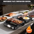 thumbnail image 4 of Prensa eléctrica para hacer sándwiches Panini Grill CATTLEMAN 1600W, 4 of 9