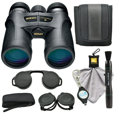 Nikon Monarch 7 10x42 Binoculars (7549) w/ Lens Pen, Cloth, Keychain