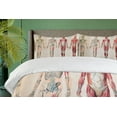 thumbnail image 4 of Ambesonne Vintage Duvet Cover Sets, Anatomy Human Body, 2-Queen, Ruby Cream, 4 of 7