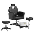 thumbnail image 1 of AKDSteel Chaise de Pédicure Rotation 360° Station de Pédicure Portable avec Repose-Pieds Réglable et Bol de Massage, Tabouret de Pédicure Roulant Sans Plomberie pour Salon de Beauté Salon Maison, 1 of 8