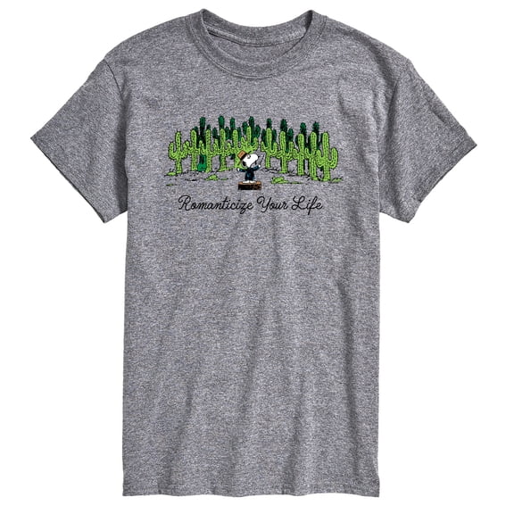 Peanuts - Romanticize Life - Men's Short Sleeve Graphic T-Shirt