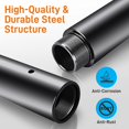 thumbnail image 2 of Extensión Profesional de Poste de Baile Giratorio SereneLife, Complemento de Acero de 25cm para Ajuste de Altura, Ideal para Entrenamiento, Fitness, Hogar, Gimnasio y Clubes, Negro, 2 of 6