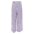 thumbnail image 5 of Arlun Womens Striped Print Wide Leg Palazzo Pants 2026 Early Spring Bottoms Drawstring High Waisted Lightweight Soft Comfy Trousers Trendy Holiday Beach and Daily Wear Pink M, 5 of 5