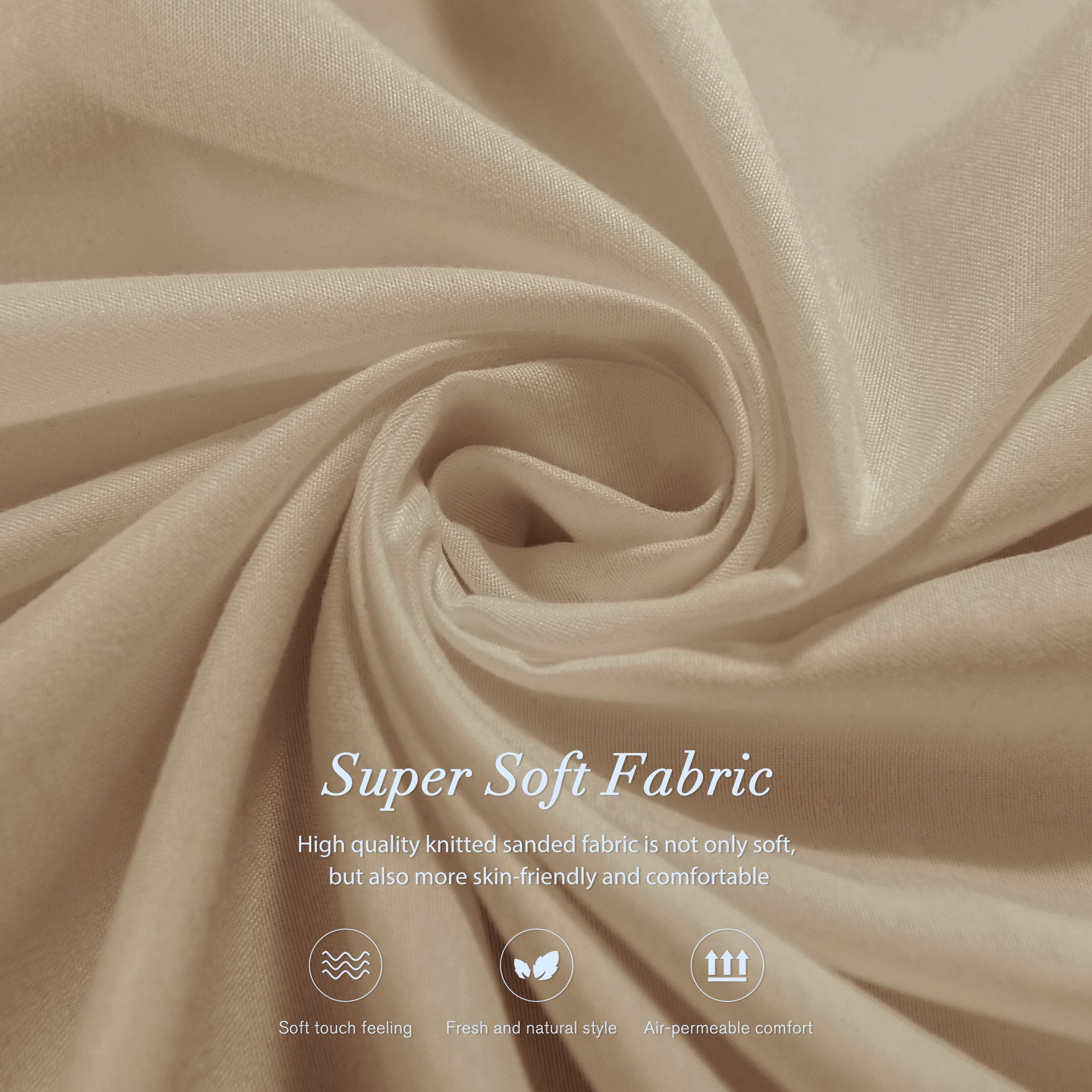 Wehilion Elastic Wrap Around Bed Skirt Dust Ruffle Smooth Soft Bed Frame Cover, Wrap Around Bed Skirt
