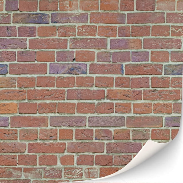 Revestimiento de pared autoadhesivo de 3 hojas para casa de muñecas escala 1:12 (azul brillante)