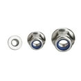 thumbnail image 2 of M6 M8 M10 Hex Flange Nylon Insert Lock Nut 316 Stainless Steel Hexagon Flange Self-locking Nylock Locknut, 2 of 4