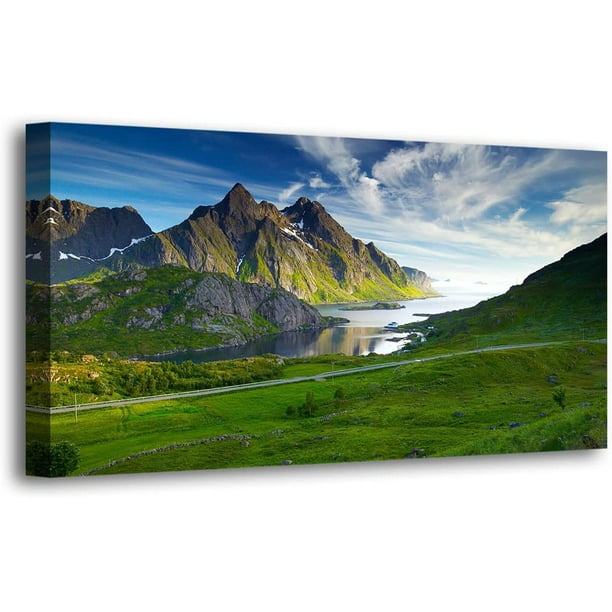 Landscape Mountain Scenery View Sunset Canvas Wall Art Printing Custom  Cheap Home Room Decor Modern Gift Luxury Decoration - China Home Decoration  Items and 3D Wall Art Decor price