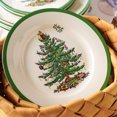 thumbnail image 4 of Holiday Ceramic Christmas Dinnerware & Cutlery Set with Festive Tree Plates, Bowls, Mugs, Saucers for Holiday Dining, 4 of 6