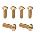 thumbnail image 2 of 50Pcs Round Hex Socket Screw Copper Fastener Hardware Tools Industrial Supplies M5M5x16mm, 2 of 5