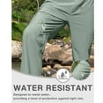 thumbnail image 6 of Xcmzpl Fishing Hiking Pants for Men Waterproof Quick Dry Pants for Wading Big and Tall Lightweight Breathable Outdoor Cargo Pants with Pocket, 6 of 6