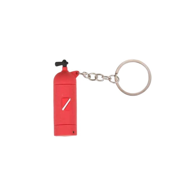 Llavero de Oxígeno Buceo Eigraketly Colgante Vintage Rojo