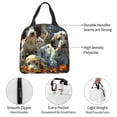 thumbnail image 4 of Balery Sunflower Field Spotted Dog Bolsa de Almuerzo Aislada – Caja de Almuerzo con Papel de Aluminio Grueso, Mantiene la Comida Fresca por 4 Horas, 4 of 8