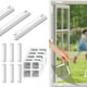 thumbnail image 4 of Puerta con mosquitera magnética Injueey para puertas y ventanas instalación sin perforaciones color negro, 4 of 6