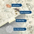 thumbnail image 2 of Garvee 8'x10' Vintage Area Rugs Washable Rugs, Non Slip Low Pile Rug Stain Resistant Contemporary Indoor Soft Carpet for Living Room Bedroom Dining Room, Beige, 2 of 8