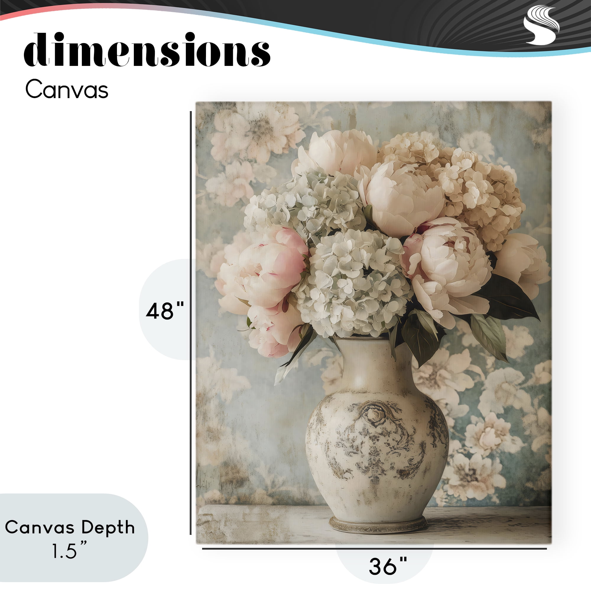 Stupell Industries Delightful Arrangement of Flowers Canvas Wall Art, design by Creative Studio