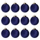 thumbnail image 4 of Adornos navideños, adornos navideños, regalos navideños, 12 bolas navideñas de terciopelo flocadas, adornos navideños de plástico, adornos colgantes decorativos navideños, decoración para árbol de Nav, 4 of 7