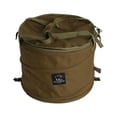 thumbnail image 1 of Bolsa de basura plegable para acampar con cierre de clavo, organizador y reciclable. Verde oscuro, 1 of 9