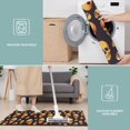 thumbnail image 6 of Black Orange Skull Pattern Kitchen Rugs Sets Of 3,Kitchen Runner Rugs Non Skid Washable,Decorative Kitchen Floor Mats for Kitchen,Sink,Laundry,17"x30"+ 17"x47" + 17"x59", 6 of 6