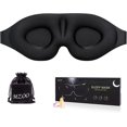 thumbnail image 1 of Sleep Eye Mask For Men Women, 3d Contoured Cup Sleeping Mask & Blindfold, Concave Molded Night Sleep Mask, Block Out Light, Soft Comfort Eye Shade Cov-week, 1 of 4