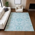 thumbnail image 6 of Addison Rugs Mayfield Premium Machine Washable Traditional Global Sky Rectangle Rug, 10' x 14', 6 of 6
