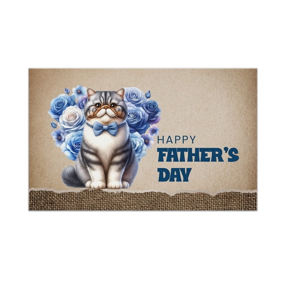 Ragdoll Proud Dad Happy Father's Day Doormat Cat Lover Kitten Owner Gifts Idea Indoor Outdoor Welcome Mat - 02008