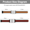 thumbnail image 2 of SOLOLUP Magnetic Band Sport Strap Compatible with Apple Watch Band 38mm 40mm 41mm 42mm 44mm 45mm 49mm Women Men, Soft Silicone Wristbands for iWatch iWatch Series 9 8 7 6 5 4 3 2 1 SE Ultra, 2 of 13