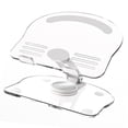 thumbnail image 1 of Support de Tablette Réglable Rotatif Pliable en Acrylique Transparent pour Regarder des Films Lire Travailler Pivotant à 360 Degrés, 1 of 7