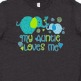 thumbnail image 4 of Inktastic My Auntie Loves Me- cute elephants Youth T-Shirt, 4 of 5